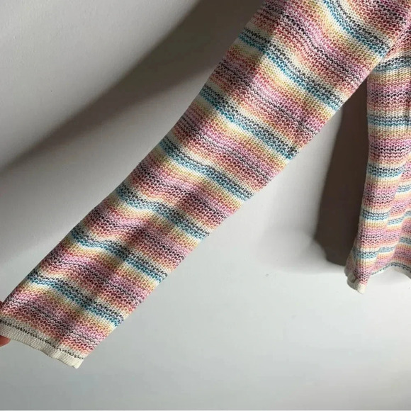 Boden Rainbow Striped Sweater - Picture 3 of 10